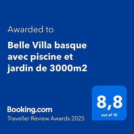 Belle Villa Basque Avec Piscine Et Jardin De 3000M2 Сен Жан дьо Луз Екстериор снимка